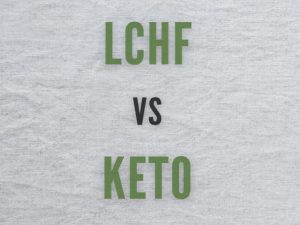 Difference between keto and lchf diets